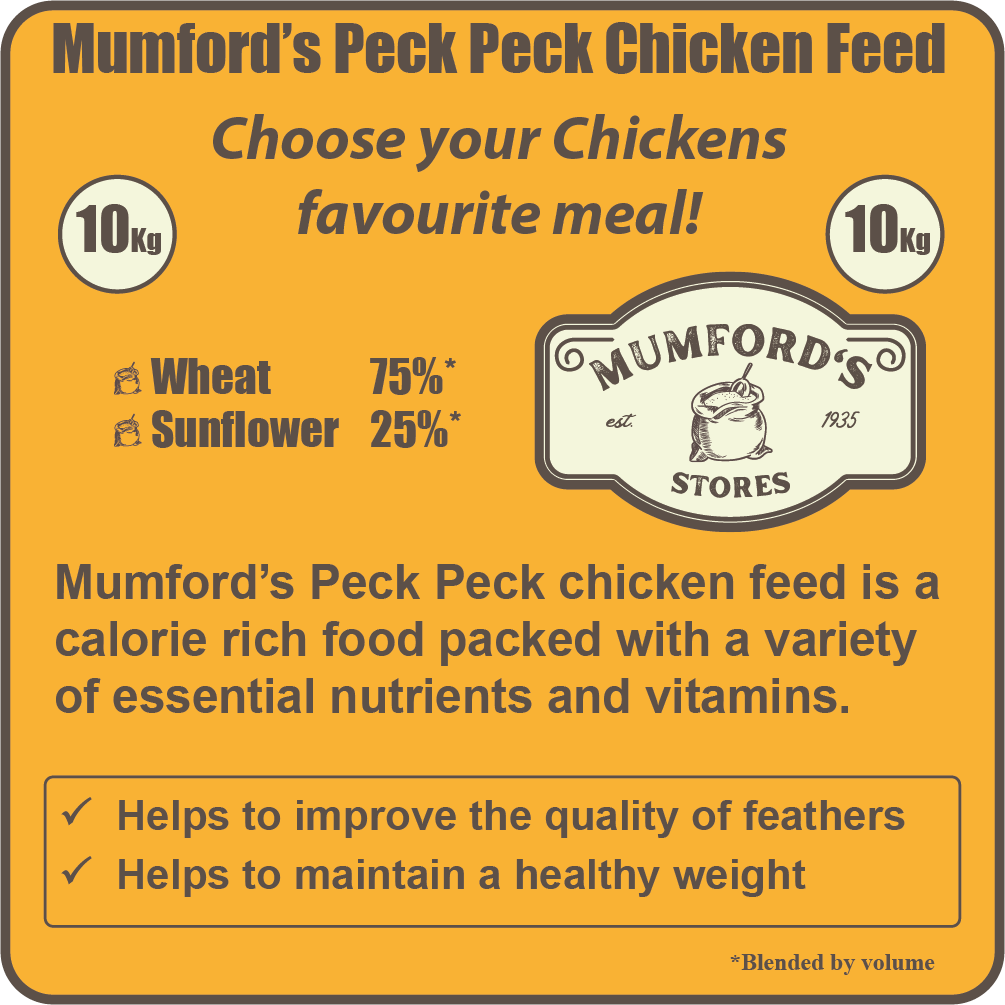 Mumford’s Peck Peck Chicken Feed 10kg