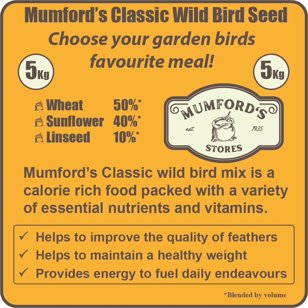 Mumford's 2024 Classic Wild Bird Food 5Kg