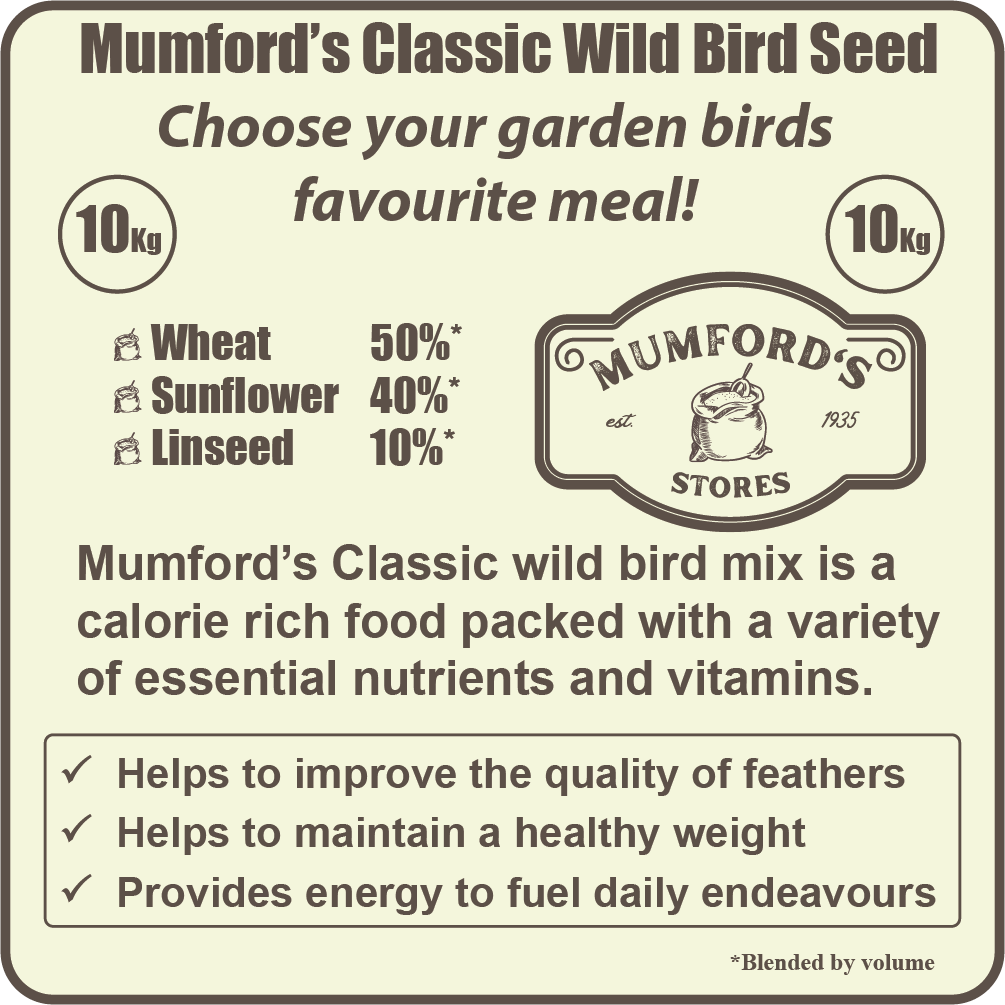 Mumford's 2024 Classic Wild Bird Food 10Kg